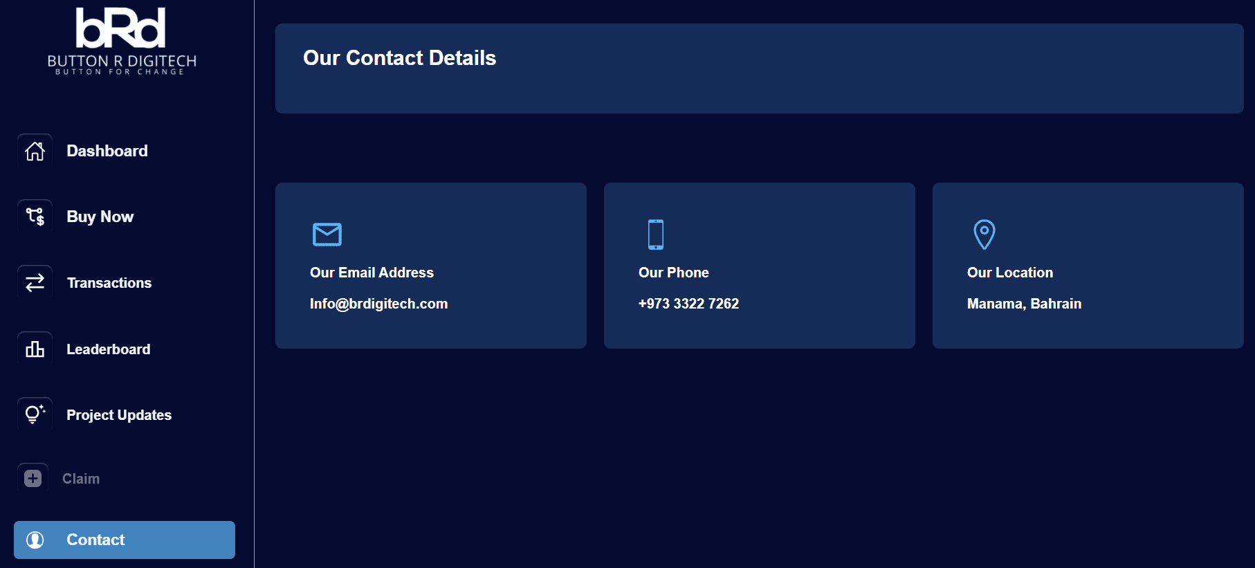 User-Friendly Admin Panel