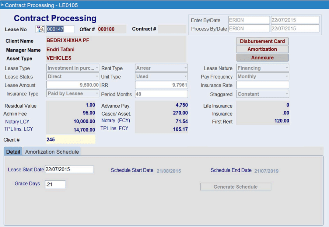 Lease Management