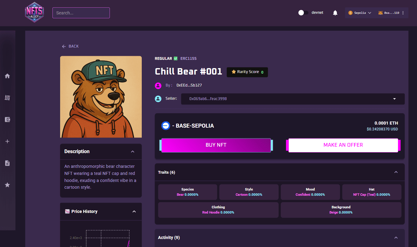 NFT Marketplace